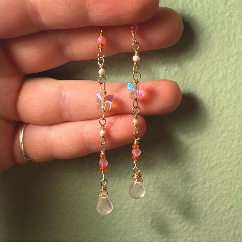 Handmade fairy core earrings. ✨